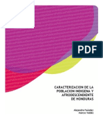 Caracterización de la población indígena y afrodescendiente de Honduras 2011 (1)