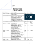 Programare Examene - Restante Anul III