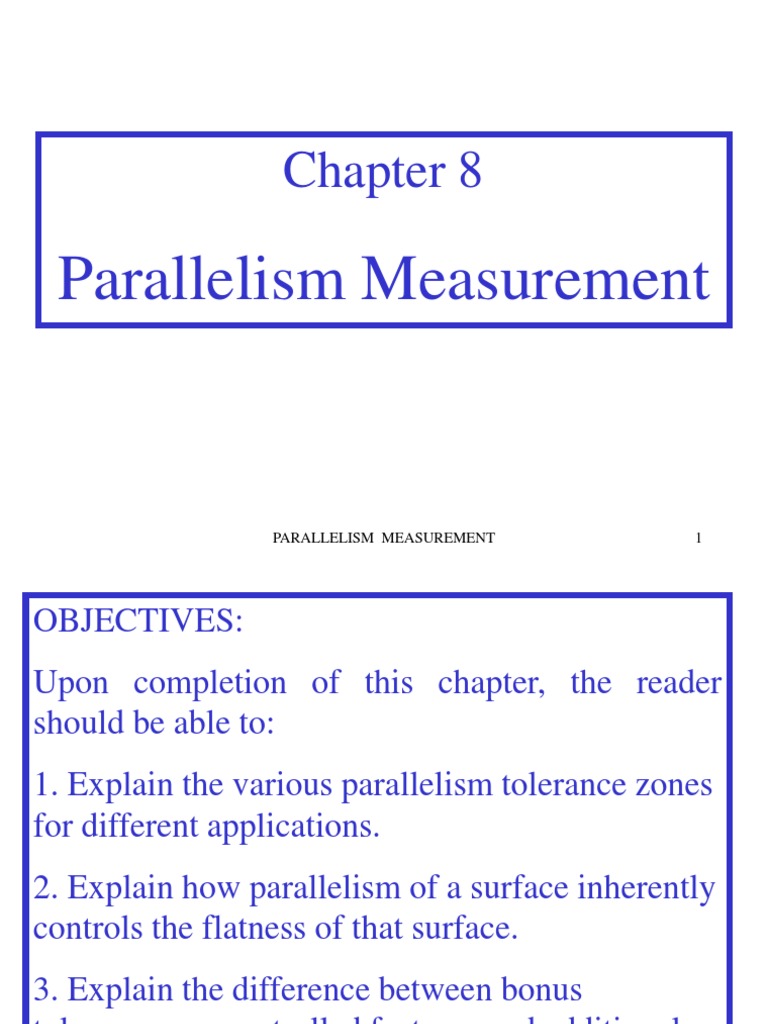 08 ParallelismMeasurement80 | PDF | Engineering Tolerance | Parallel ...