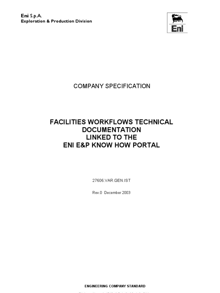 Facilities Workflows Technical Documentation Linked To The