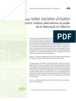 Andión Gamboa Redes Soc. Virtuales Como Medios Alternativos