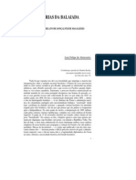 ALENCASTRO, Luiz Felipede. Memorias Da Balaiada - Introdução Ao Relato de Gonçalves de Magalhães, 1989. (Novos Estudos)