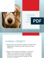 Against Animal Cruelty: Andrea Mejía Leyton