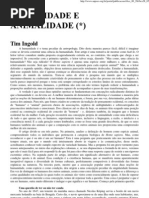 Humanidade e Animalidade