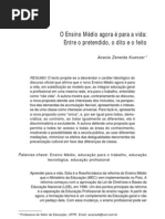 kuenzer - ensino médio profissional