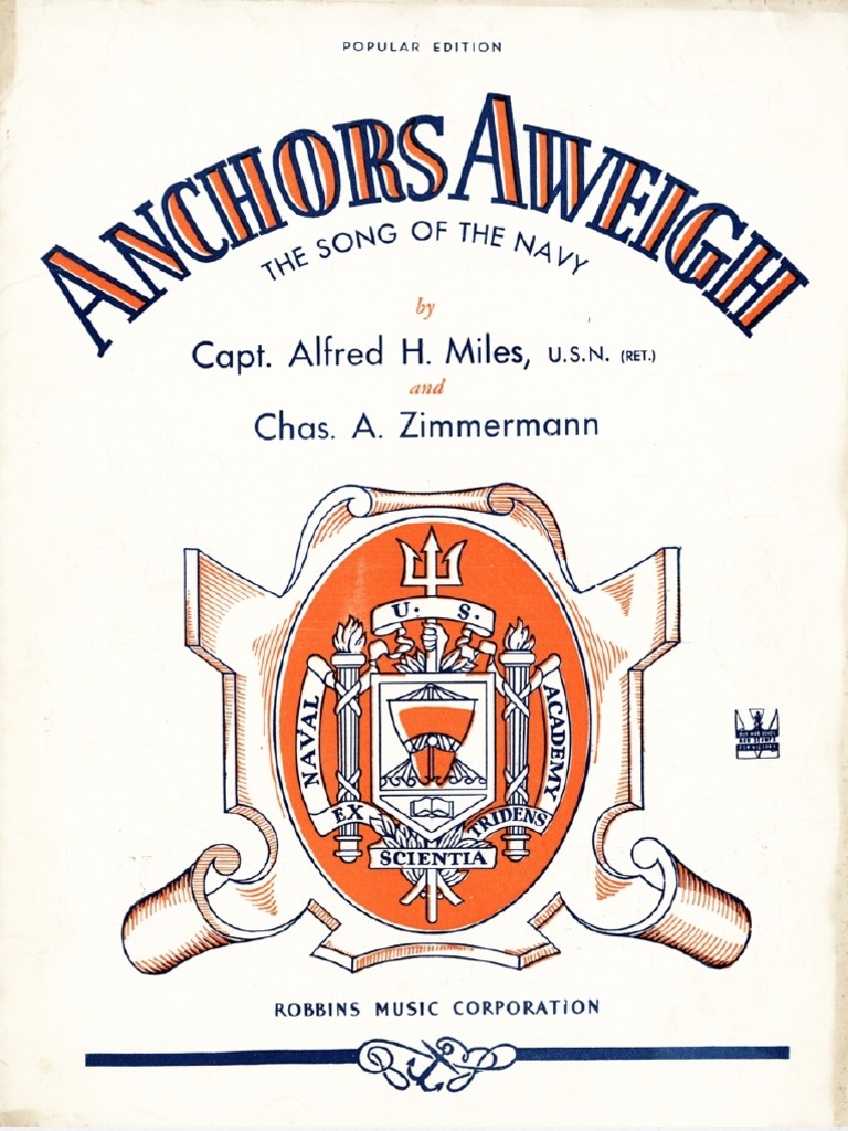 Anchors Away Sheet Music Entertainment (General)