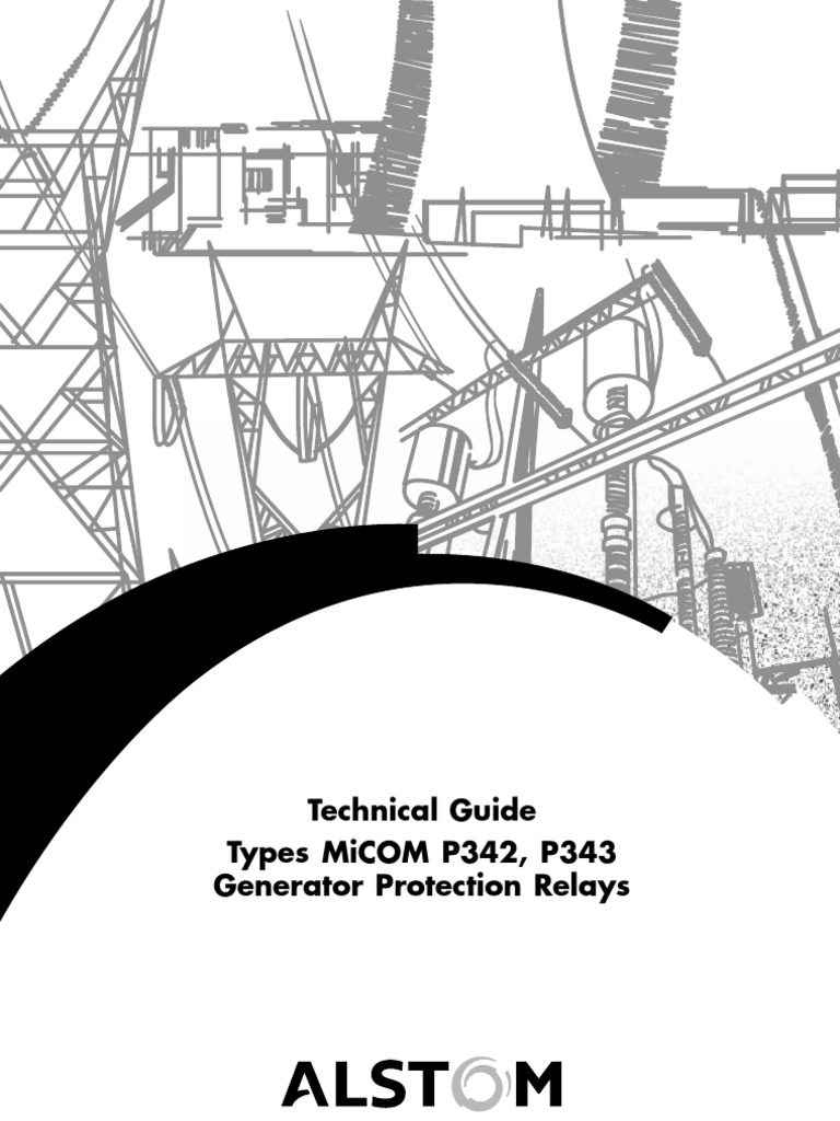 Technical Guide Types P342, P343 Generator Protection Relays