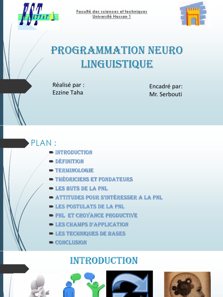 Programmation Neuro Linguistique Pptx Programmation Neuro Linguistique La Communication