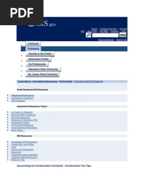 Construction Accounting