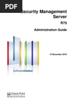 CP R75 SecurityManagement AdminGuide PDF