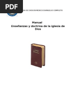 Enseñanzas y doctrina de la iglesia de Dios