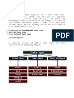 Introducing C Data Type