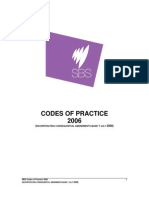 SBS Codes of Practice 2006 (2008 Updated)