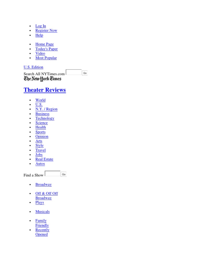 Sample | PDF | Theatre | Entertainment (General)