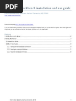 Mysql and Workbench Installation and Use Guide: Course Information Systems, Aarhus University, Q2, 2010