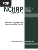 Elastomeric Bearings - Recommended Test Methods