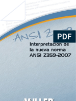 ANSI-z 359.1 Spanish