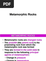 Modul 8 - Metamorphic Rocks