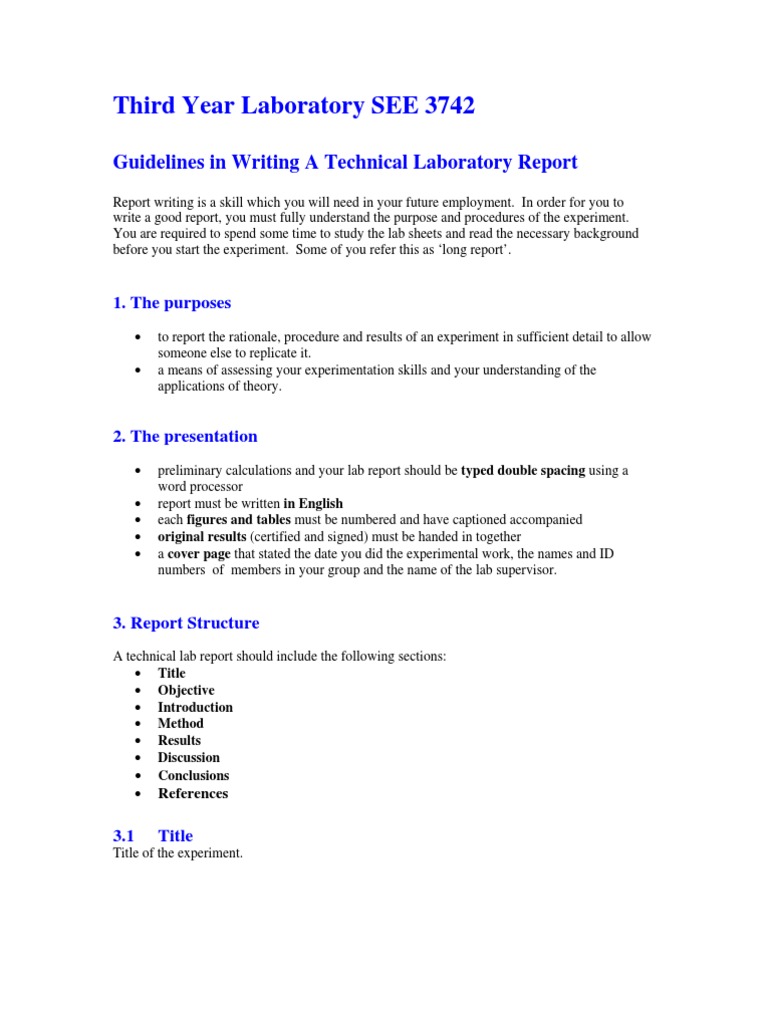 Guide To Technical Report Writing | PDF