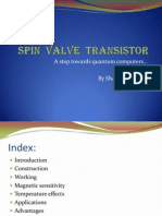 Spin Valve Transistor