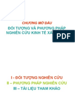 Chương 0_Doi tuong va pp nghien cuu KTXD