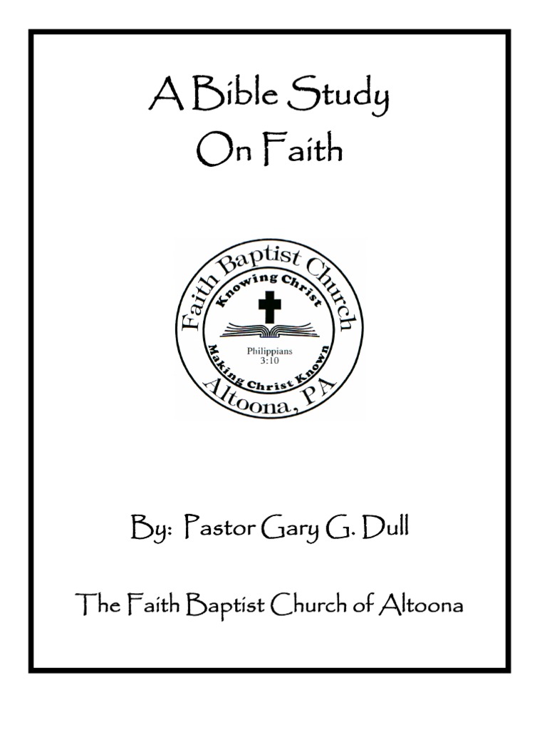 Free Printable Bible Studies On Faith