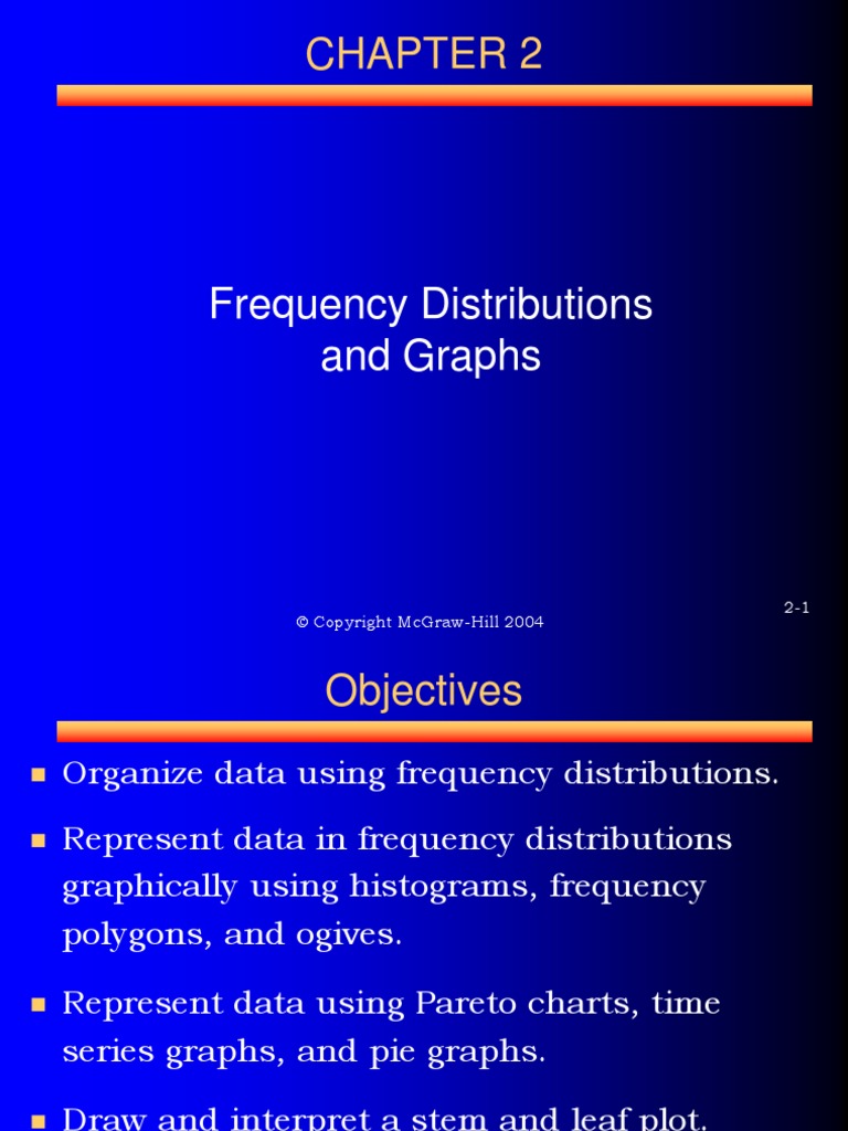 Frequency Distributions and Graphs | PDF | Infographics | Histogram