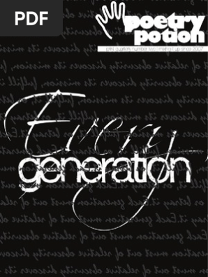 Poetry Potion 13 02 Everygeneration Poets Poetry