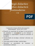 Strategii Didactice Specifice Didacticii Postmoderne c5