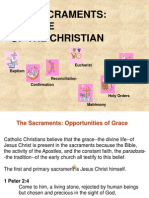 The Sacraments: Opportunities of Grace