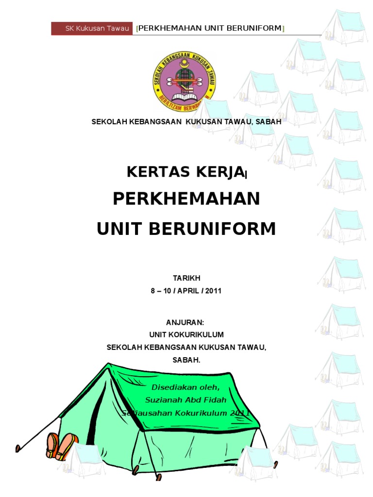 Kertas Kerja Perkhemahan Pdf