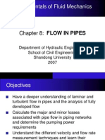 Chapter 08 - Flow in Pipes