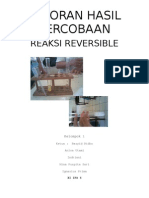 Reaksi Reversible