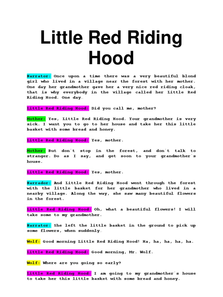 Little Red Riding Hood | Little Red Riding Hood | Leisure