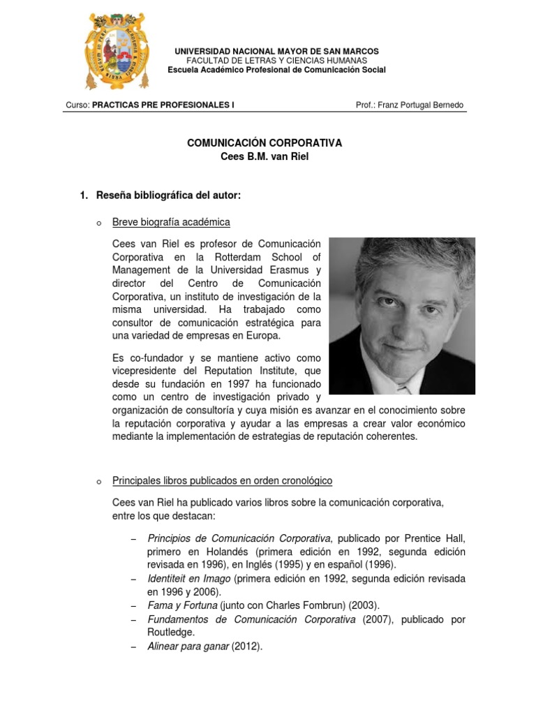 Resumen Comunicacion Corporativa Final Relaciones Publicas Comunicacion