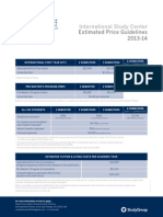 미국 Embassy ISC University - of - Maine - Price - Guidelines - 2013-14 - update