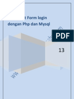 Download membuat form login dan logout user atau Admin dengan php dan mysqlpdf by Muhamad Ali Aldefinu SN152940166 doc pdf