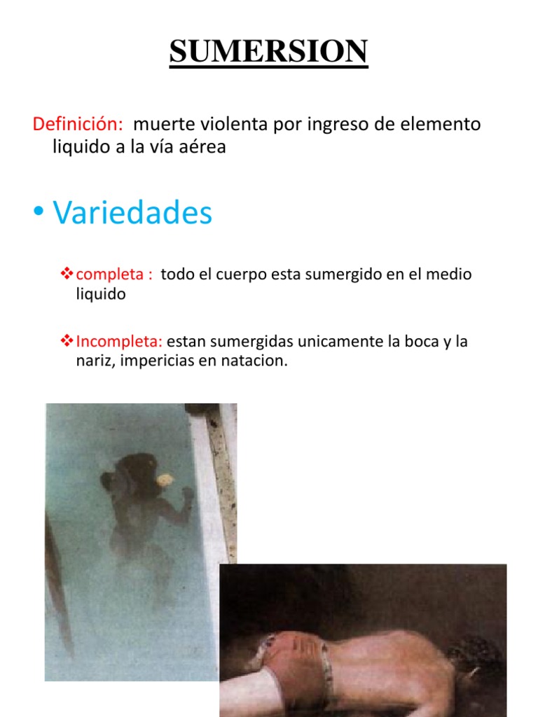 Asfixia Por Sumersion (1) | Pulmón | Piel