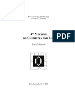 Book of Abstracts: Brno University of Technology Faculty of Chemistry