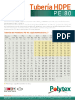 Tuberia HDPE - 80 PDF