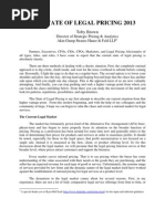 Download The State of Legal Pricing 2013 - by Toby Brown by Ryan McClead SN152949464 doc pdf