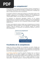 Qué es una competencia