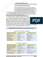 Comparacion en Tre Organizacion Funcional y Procesos