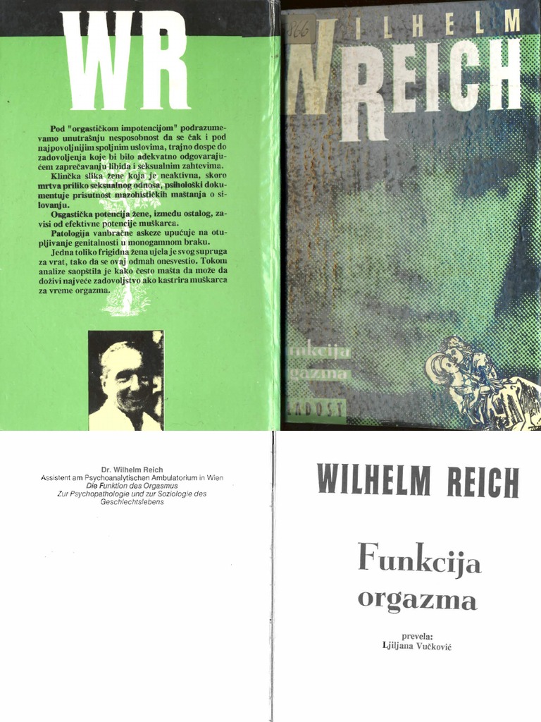 Wilhelm Reich Funkcija Orgazma Pdf
