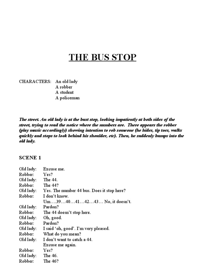 Bus Stop Robbery Foiled Pdf Violence Leisure 