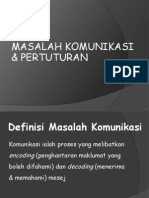 Masalah Komunikasi Pertuturan