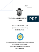 95396211 Heat Transfer Lab Manual