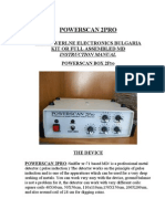 POWERSCAN 2PRO metal detector manual provides setup and use instructions