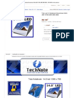 Tela Led 14 Notebook Emachines D442-V081 D728-4455 4693 4862 - R$ 199,90 No MercadoLivre