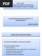 Gestion Por Resultados y Presupuesto Mmakon